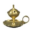 Small Brass Burner with Saucer