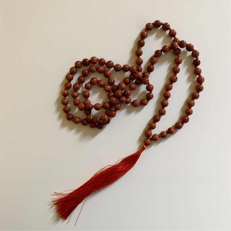 Mala - Red Goldstone